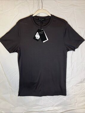 Robert Barakett Men's Charcoal Crew Neck Short Sleeve Tee